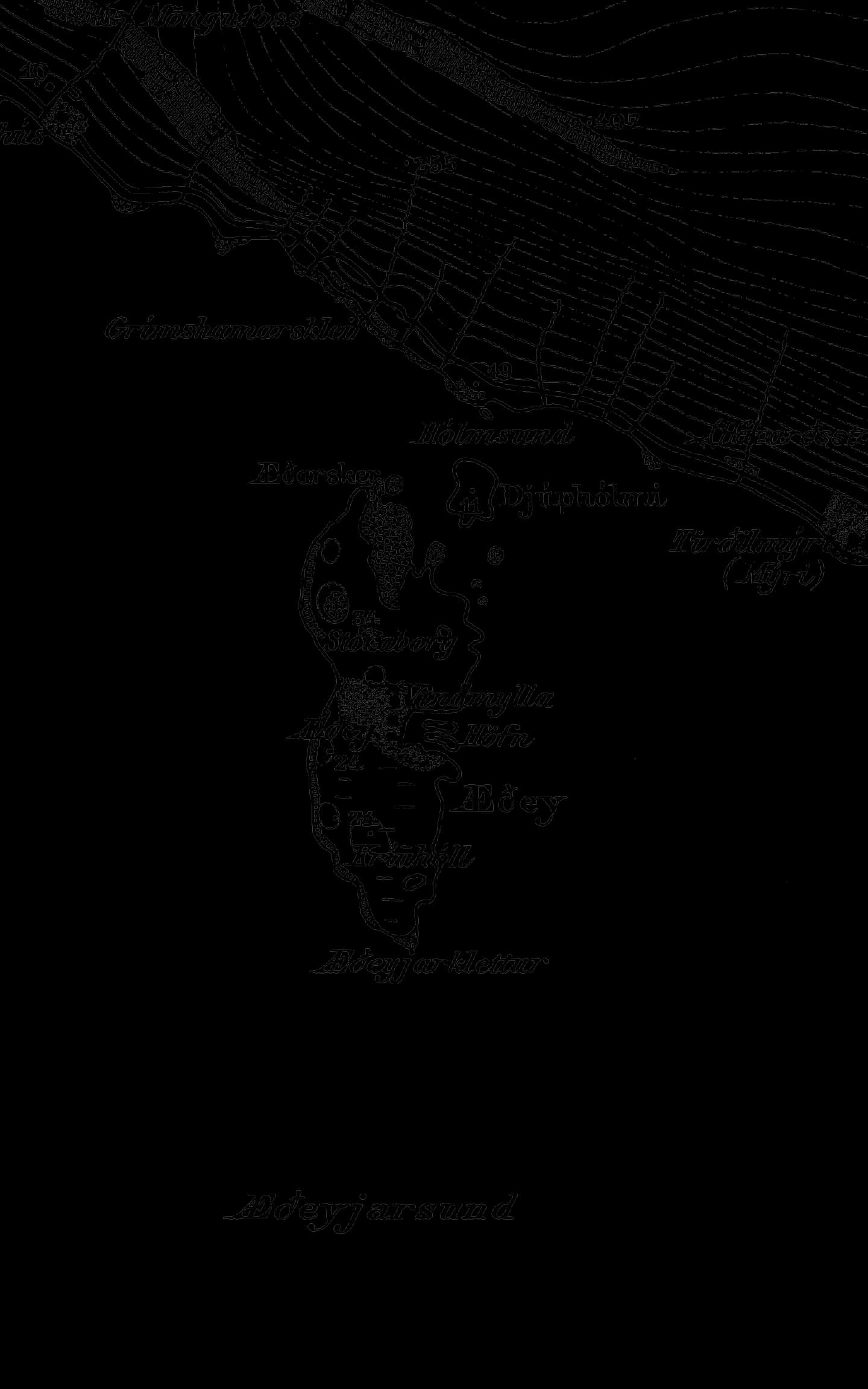 Map of Æðey